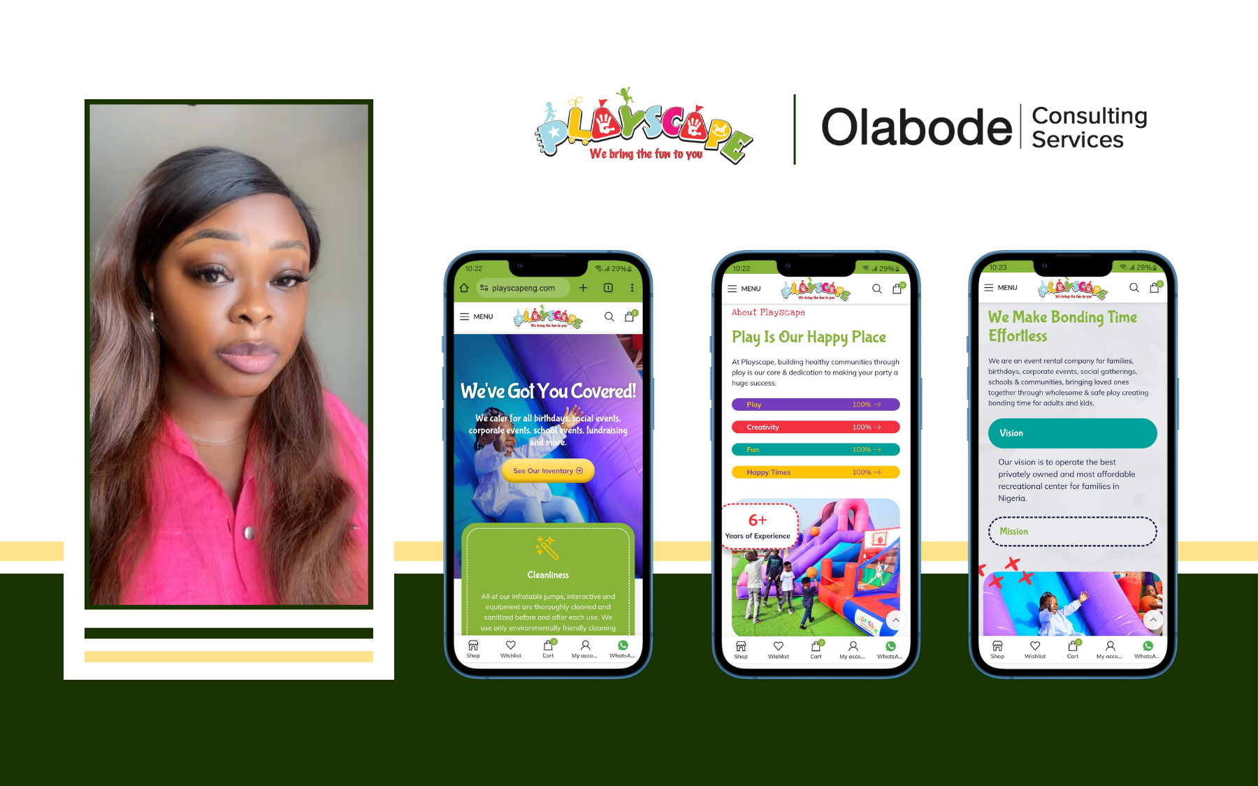 The story of how Olabode Consulting helped Playscape NG achieve more with confidence!